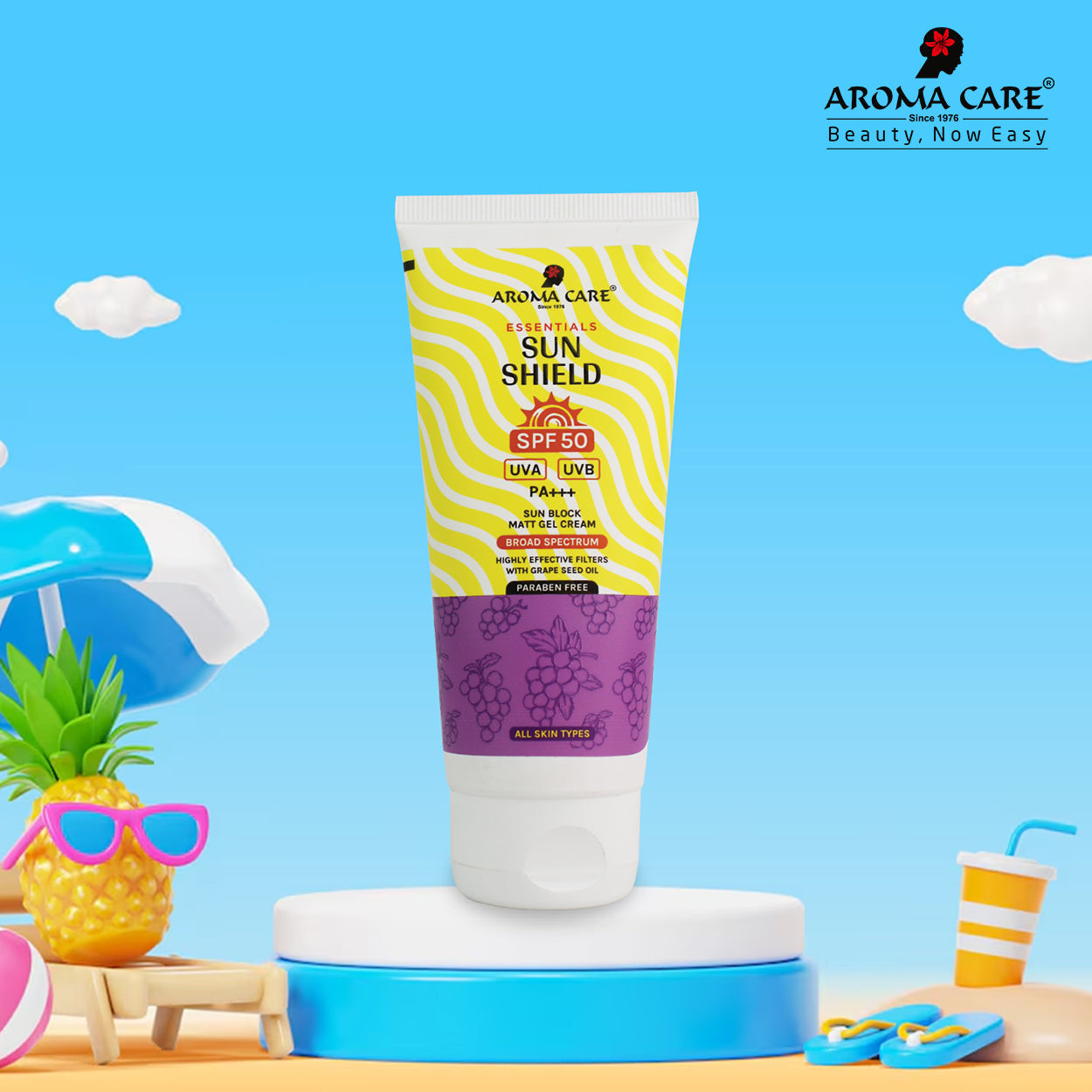 Essential Sun Shield SPF 50 MATT GEL CREAM