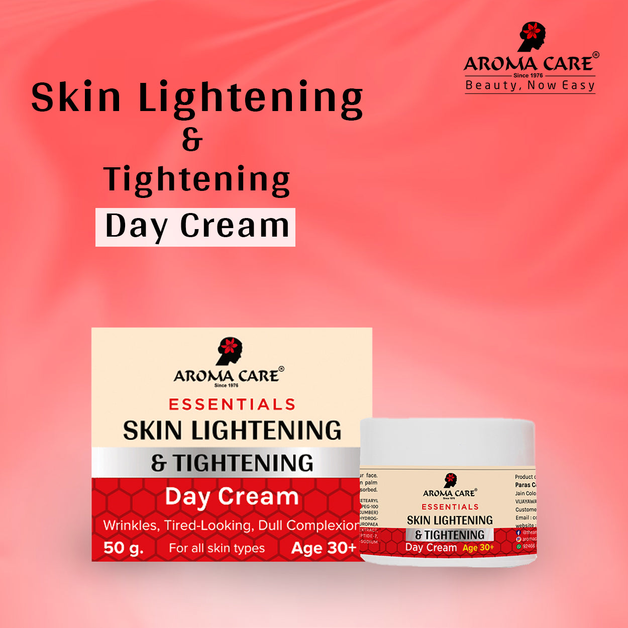 ESSENTIALS SKIN LIGHTENING & TIGHTENING  DAY CREAM 30+ (50g)
