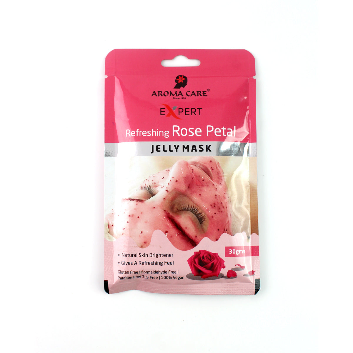 'Refreshing Rose Petal Jelly Peel-Off Mask 30gm, Hydrating & Skin Rejuvenating Face Mask with Natural Rose Extract'