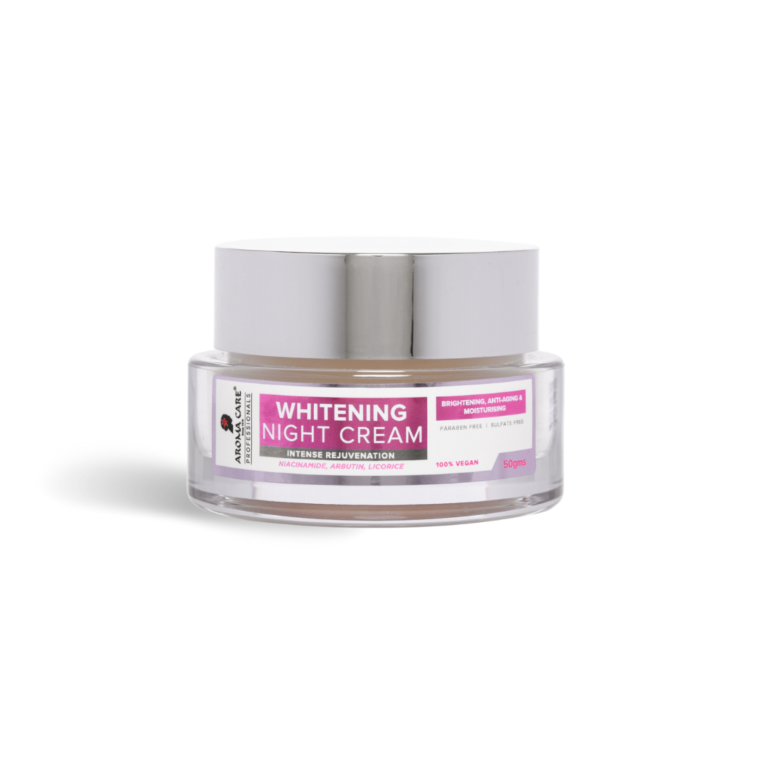 Professional Whitening Night Cream – 50gm, for Glowing Skin – Brightening, Anti-Aging, Dark Spot Removal – Suitable for All Skin Types