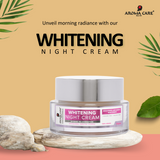 Professional Whitening Night Cream – 50gm, for Glowing Skin – Brightening, Anti-Aging, Dark Spot Removal – Suitable for All Skin Types