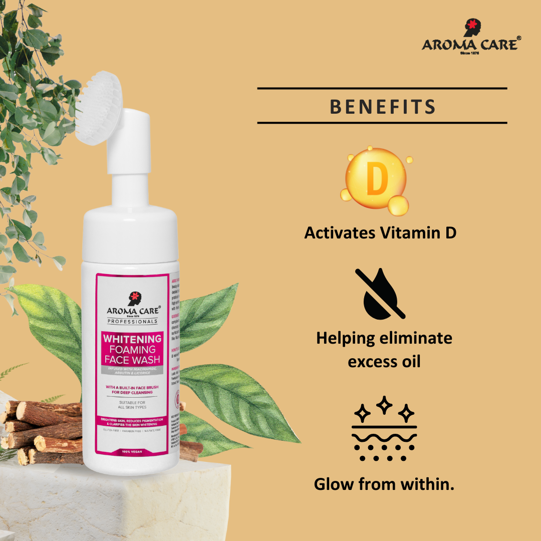 Professional Whitening Foaming Face Wash