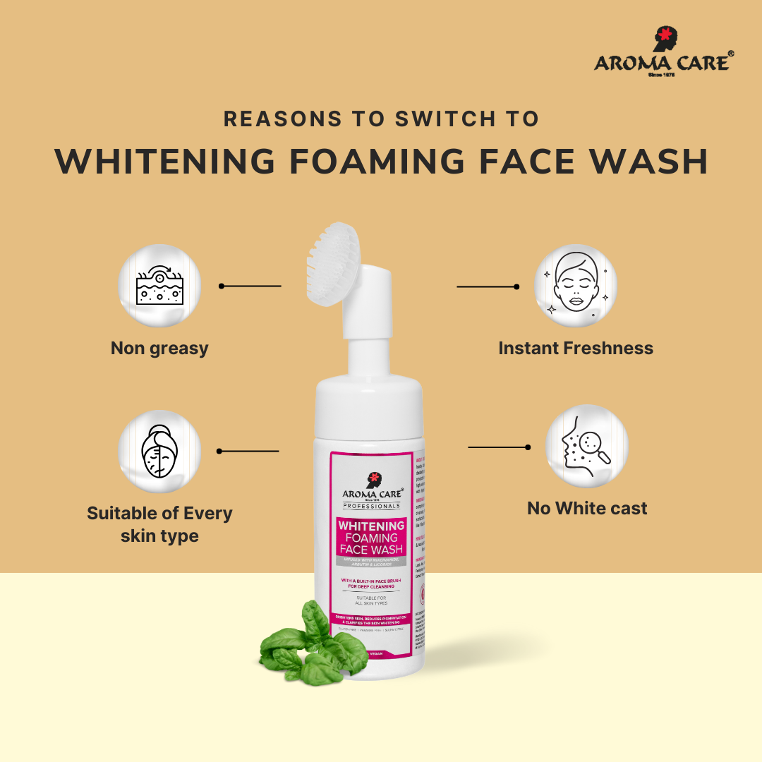 Professional Whitening Foaming Face Wash