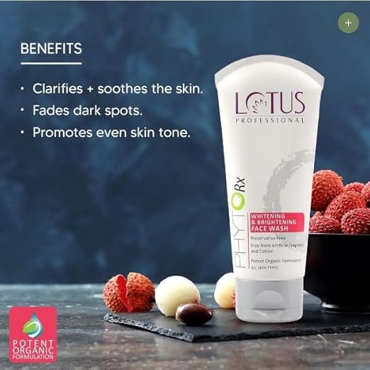 Lotus Professional Whitening & Brightening Day Cream_50g + Night Cream_50g + Face wash_80g + Face Serum_30ml ( Set of 4 )