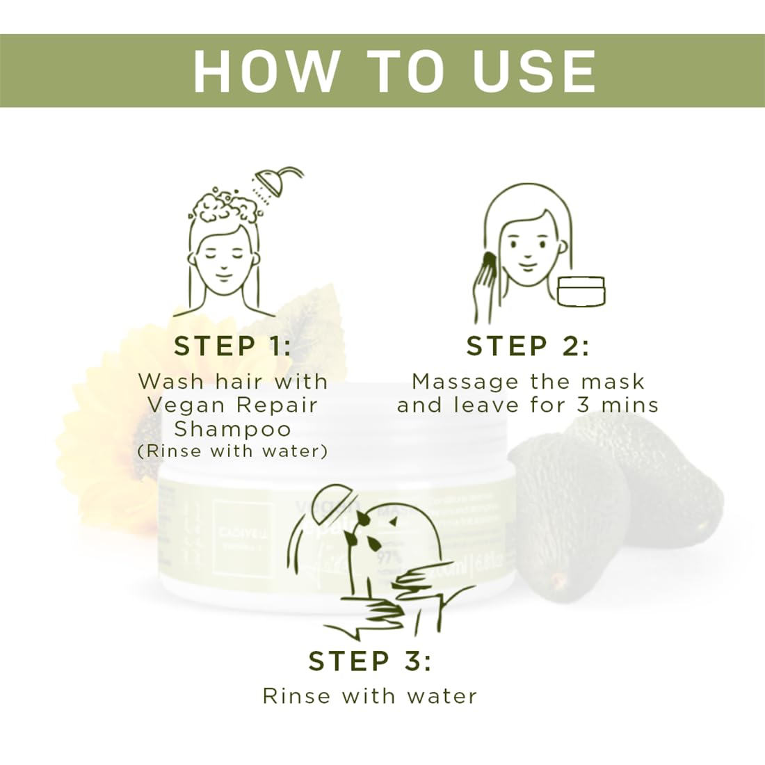 Cadiveu Vegan Repair Hair Mask (200ml)