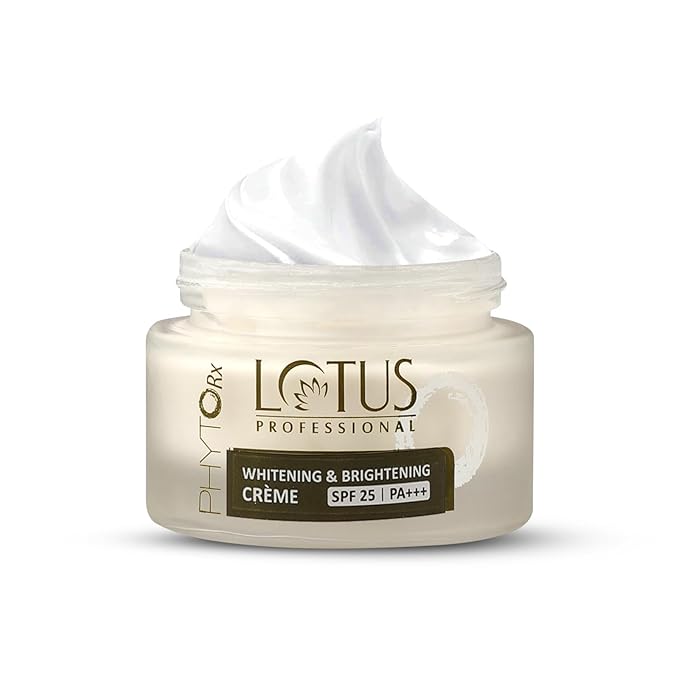 Lotus Professional Phyto Rx Whitening & Brightening Creme, SPF 25 PA+++, Natural, 50 g (SG_B00JI2ZGXC_IN)
