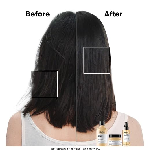 L'Oréal Professionnel Absolut Repair Shampoo With Protein And Gold Quinoa For Dry And Damaged Hair, Serie Expert