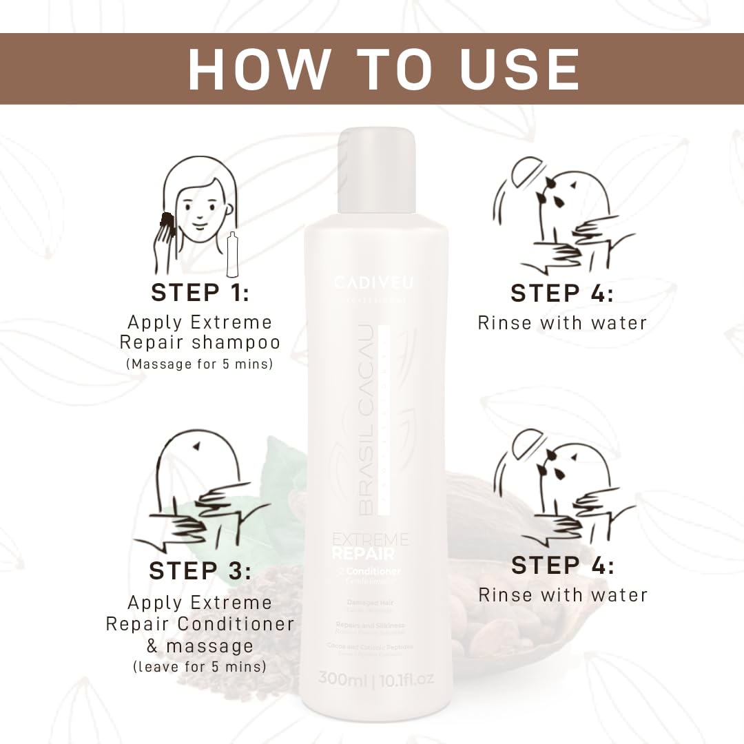 Cadiveu Professional Brasil Cacau Extreme Repair Conditioner 300 ml