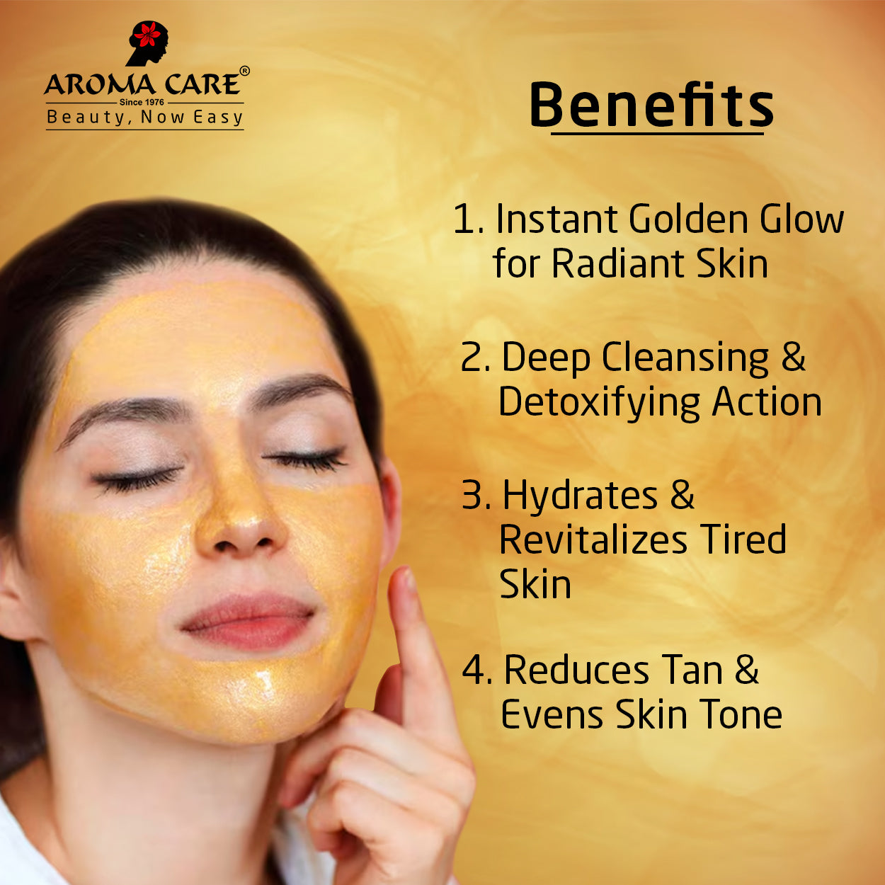 'Golden Glow Jelly Peel-Off Mask 30gm | Skin Brightening & Radiance Boosting Face Mask with Natural Gold Extract'