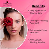'Refreshing Rose Petal Jelly Peel-Off Mask 30gm, Hydrating & Skin Rejuvenating Face Mask with Natural Rose Extract'