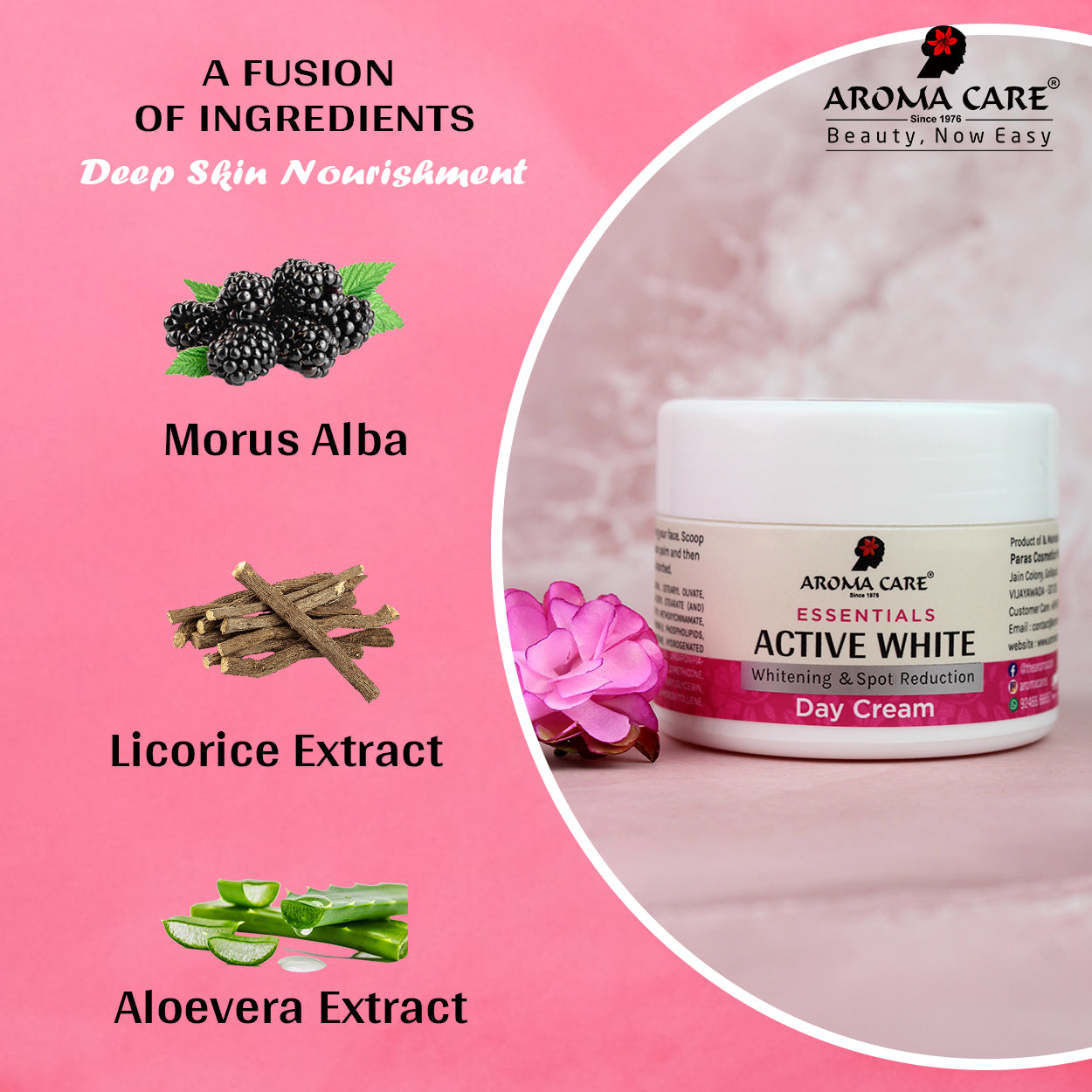 Essentials Active White Whitening and Spot Reduction Day Cream