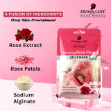 'Refreshing Rose Petal Jelly Peel-Off Mask 30gm, Hydrating & Skin Rejuvenating Face Mask with Natural Rose Extract'