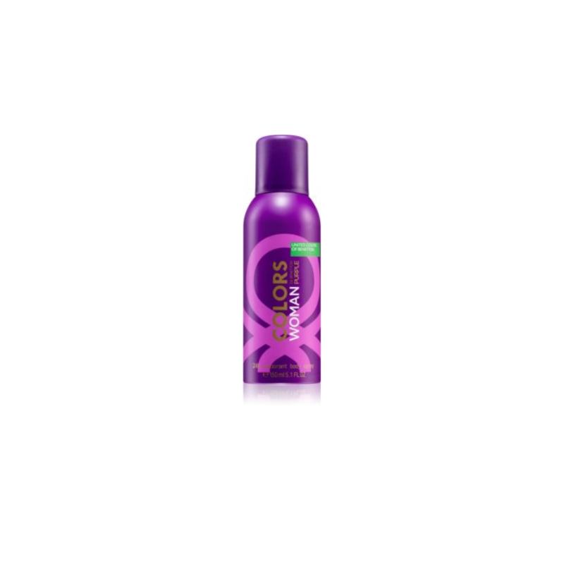 Benetton Colors de Benetton Woman Purple Deodorant Spray for Women