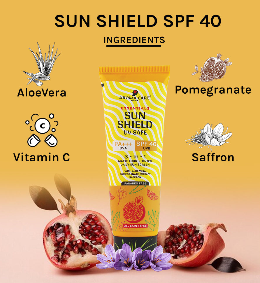 Essential Sun Shield  UV Safe SPF 40 | 3-IN-1 Sunscreen