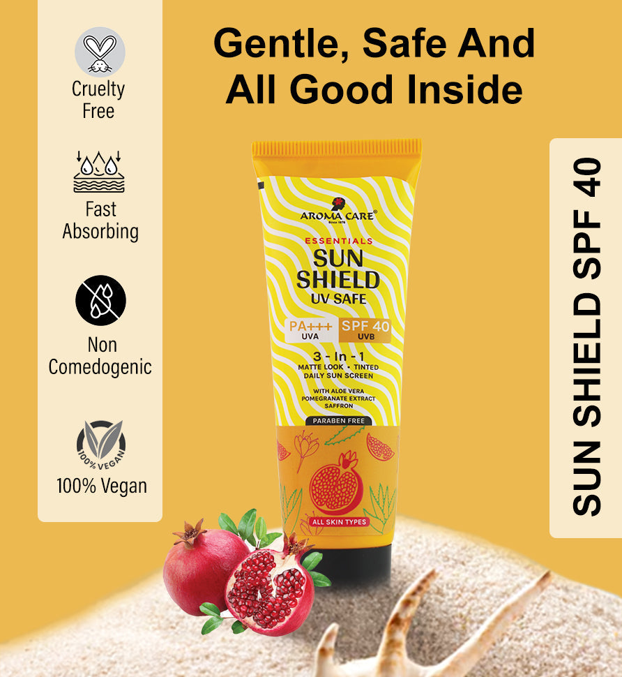 Essential Sun Shield  UV Safe SPF 40 | 3-IN-1 Sunscreen