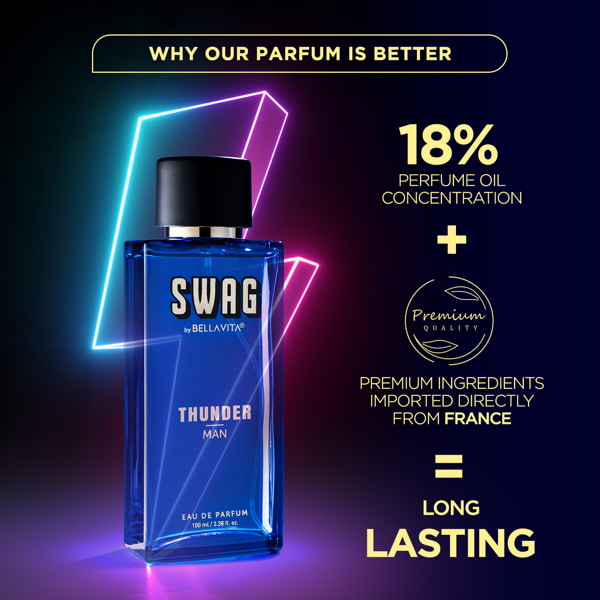 Bellavita SWAG THUNDER Man Perfume - 100ml