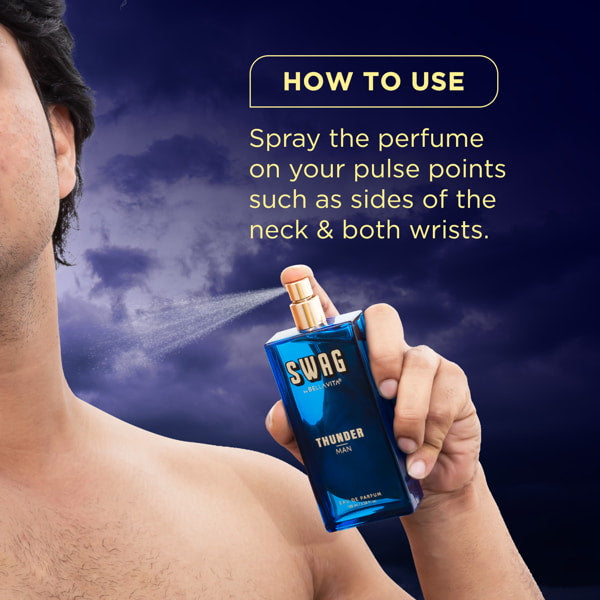 Bellavita SWAG THUNDER Man Perfume - 100ml