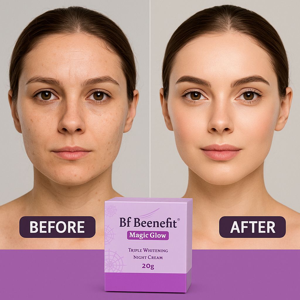 Bf beenefit magic glow tripple whitening night cream