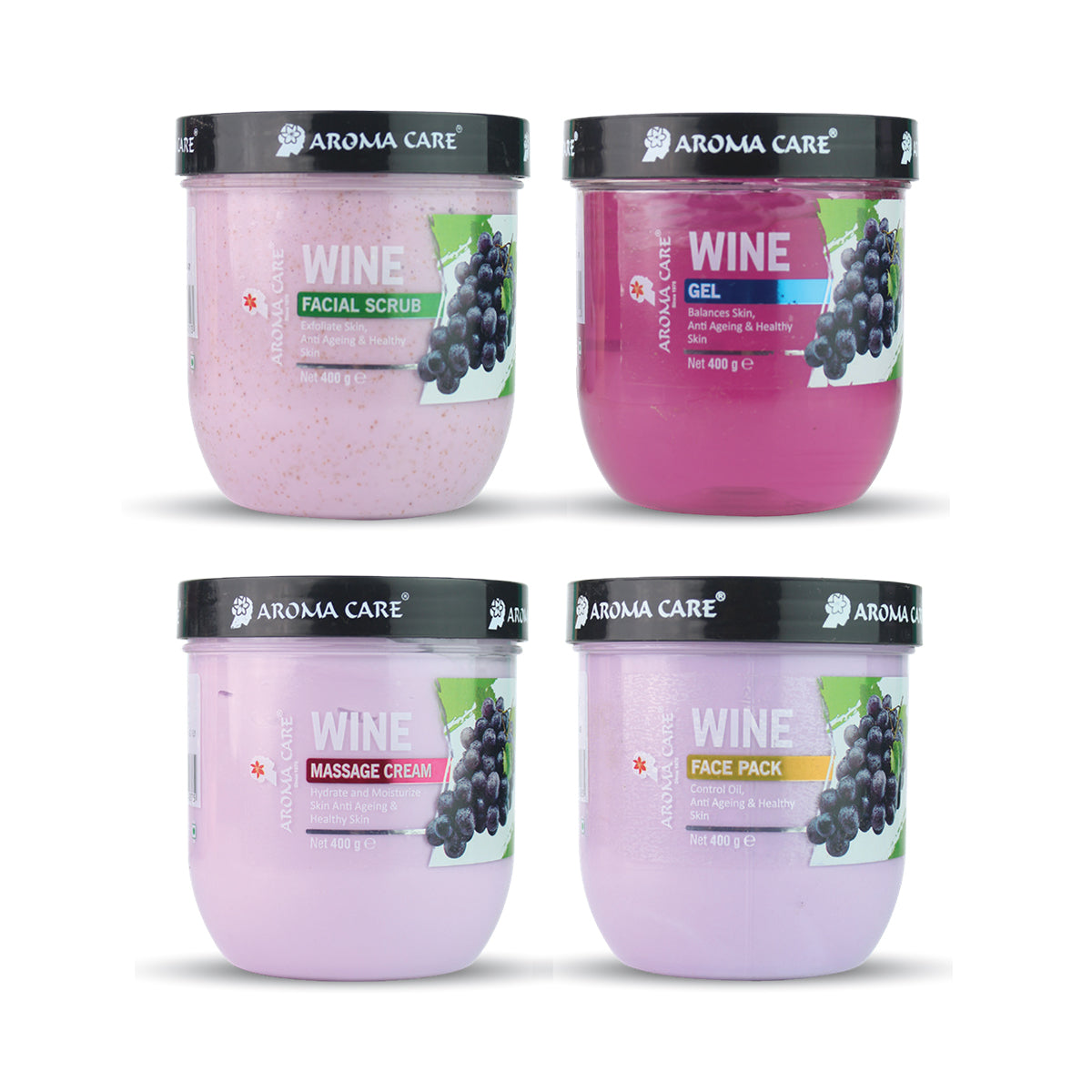 'Expert Wine Facial Kit for Radiant & Youthful Skin | Anti-Aging, Brightening & Detoxifying Facial with Natural Grape & Wine Extracts | Suitable for All Skin Types | Paraben-Free'