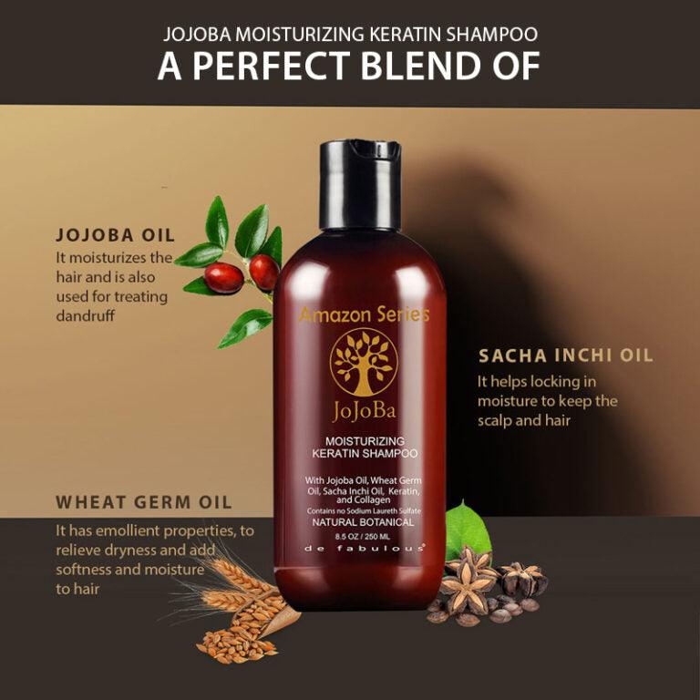 Amazon Series - Jojoba Moisturizing Keratin Shampoo 250ml