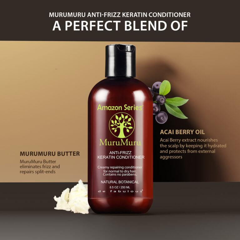 Amazon Series - MuruMuru Anti-Frizz Keratin Conditioner 250ml