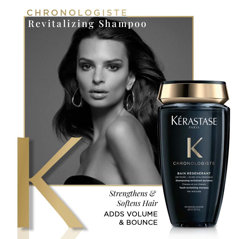 Kerastase Chronologiste - Bain Regenerant Shampoo, For Ageing Hair | Get Stronger Hair (250ml)