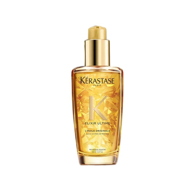 Kerastase Elixir Ultime LHuile Original Hair Oil, 96 Hr Frizz Control, Heat Protection Formula 100ml